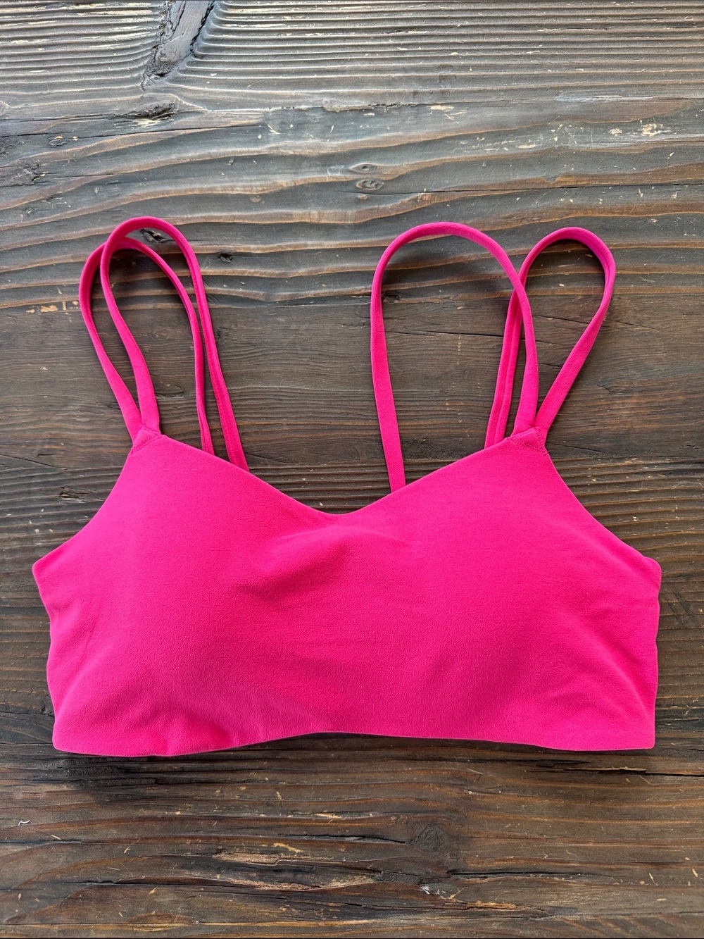Nike hot pink sports bra